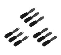 MVOSJFIE 9Pcs Fade Brush Comb Scissors Cleaning Brush Barber Shop Skin Fade Vintage Oil Head Shape Carving Cleaning Brush