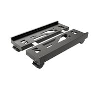 MVOSJFIE Adjustable Mobile CPU Stand, Ventilated Computer Tower Stand PC Tower Stand with 4 Caster Wheels, Under Desk Holder