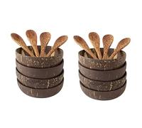 MVOSJFIE and Spoon Set,Salad Smoothie Mixing Dessert Fruit Ice Cream Snack Bowl for Kitchen,Dining 8 Set