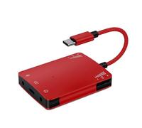 MVOSJFIE Audio Interface Adapter Fast Transmission Stable Compact Size for Recording/Live Streams and Podcasting Universal Plug-And-Play External Sound Card Live Converter B