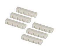MVOSJFIE Bass Bone Bridge Saddle and Nut for 4 String Bass Guitar Pack of 6