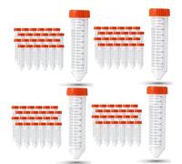 MVOSJFIE Conical Centrifuge Tubes 50Ml, 100 Pcs, Sterile Test Tubes with Screw