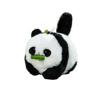 MVOSJFIE D Soft and Comfortable Stuffed Animal Move and Swing Rotating Cat Doll Toy Gift Home Ornaments Wag Tail Cat Plush Toy