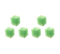 MVOSJFIE Pack of 24 PCS AA/AAA Battery Storage Hard Case Box-Green