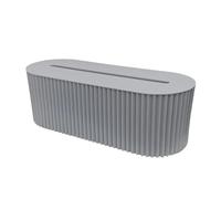 MVOSJFIE Plug Board Storage Box Cable Wire Organizer Case Socket Wireless WiFi Router Desktop Data Line Plug Holder Shelf,Blue