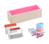 MVOSJFIE Soap Making Supplies Flexible Rectangular Bread Mold Fit for Soap Making 47 Oz A 1Set