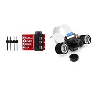 MVOSJFIE TRRS 3.5mm Jack Breakout Board with Night Vision Camera Module for, Video OV5647 Sensor Webcam Kit