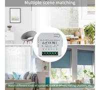 MVOSJFIE Tuya Smart Curtain Switch WiFi 433Mhz Roller Shutter Blinds Control Module with Remote for Electric Roller Shutter