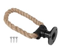 MVOSJFIE Vintage Towel Rack Ring Industrial Style Wall Mount Towel Holder Iron Pipe Rope Bathroom Toilet Home Hotels Decoration