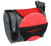 MVP Disc Sports MVP Beaker Competition Disc Golf Bag + Quad Straps - Red