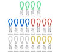 MVPACKEEY 20Pcs Tea Towel Hanging Clips Tea Towel Holders Towel Clips Tea Towel Storage Clip Hooks Loops Clip Multicolour Bath Towels Clothes Peg Hanging Clothes Pegs for Homes Beach Bathroom