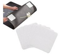 MVPACKEEY 6PCS Rug Pads Grippers Rug Grippers Laminate Floor N-on Slip Mat Pads Grippers Square Rug Gripper A-nti Slip Carpet Grippers A-nti Curling Rug Pad for All Kinds of Rugs(10x10cm)
