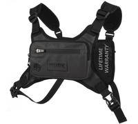 MVRK Water Resistant Chest Pack - Minimalist Running Pack for Workouts, Running Phone Holder with Extra Storage, Lightweight Running Vest, Running Backpack with Reflective Print (Reflective)