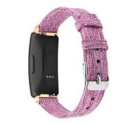 MVRYCE Ace 2 Band, Ultra Slim Replacement Watchband Woven Canvas Sport Bracelet with Metal Buckle for Women Men Compatible with Inspire/Inspire HR/ACE 2 (Small Size 5.5"-6.7", Y05)