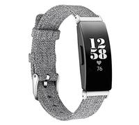 MVRYCE ACE 2 Sport Strap Ultra Slim Replacement Watchband Woven Canvas Sport Bracelet with Metal Buckle for Women Men Compatible with Inspire/Inspire HR/ACE 2 (Large Size 6.7"-8.1", Y03)