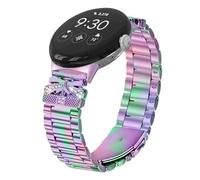 MVRYCE Compatible With Goo gle Pixel 2 Replacement Band, Stainless Steel Watchband Replacement Bracelet Adjustable Bands for Goo gle Pixel 1 2022/ Goo gle Pixel 2 2023 (Y05)