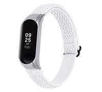 MVRYCE Compatible with Mi Band 7 Bands, Slim Woven Watch Band Sport Adjustable Elastic Bracelet Wrist Strap Accessory for Mi Band 7 (Y01)
