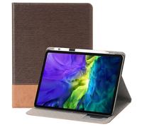 MVRYCE Flip Case for iPad Air 13 Inch Case M2 2024,PU Leather Stand Cover Folio Protective Case w/Card Slots Hard Back Shell for iPad Air 13 Inch Case M2 2024 (Dark Brown)