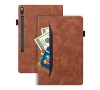 MVRYCE Galaxy Tab S8 Ultra 14.6 Inch 2022, 5G Case SM-X900/X906 Anti-Seismic PU Leather Smart Stand with Credit Card Slots Protective Cover Flip Case Compatible with Samsung Galaxy Tab (M2)