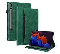 MVRYCE Galaxy Tab S8 Ultra 14.6 Inch 2022, 5G Case SM-X900/X906 Anti-Seismic PU Leather Smart Stand with Credit Card Slots Protective Cover Flip Case Compatible with Samsung Galaxy Tab (M4)