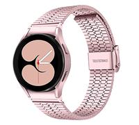 MVRYCE Galaxy Watch 4 Bracelet, Stainless Steel Adjustable Strap Replacement Watch Band Metal Watch Loop Strap for Galaxy Watch 4 40mm 44mm/Watch 4 Classic 42mm 46mm (Y05)