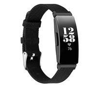 MVRYCE Inspire Woven Band, Ultra Slim Replacement Watchband Woven Canvas Sport Bracelet with Metal Buckle for Women Men Compatible with Inspire/Inspire HR/ACE 2 (Small Size 5.5"-6.7", Y01)