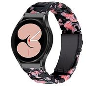 MVRYCE No Gap Resin Strap Compatible with Samsung Galaxy Watch 5 40mm 44mm, 5.5-7.87 Inch Replacement Band Resin Watchband Quick Release Women Watchbands for Watch 5 Pro 45mm (Y07)