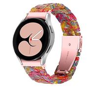 MVRYCE No Gap Resin Strap Compatible with Samsung Galaxy Watch 5 40mm 44mm, 5.5-7.87 Inch Replacement Band Resin Watchband Quick Release Women Watchbands for Watch 5 Pro 45mm (Y04)