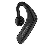 MVRYCE Wireless Headset, Bone Conduction Earphone Open Ear Wireless Headphone Bluetooth 5.1 Ear Hook Single Waterproof Earphone 180° Left/Right Ear Rotate Earbud for Business, Sports, Driving (Black)