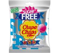 MVS Wholesale 10 x SUGAR FREE Chupa Chups - Mixed Bag Of Strawberry, Apple And Cola, Ideal Party Bag Fillers, Specialist Diets and Calorie Counters, Standard
