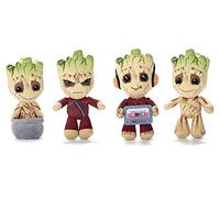 MVS wholesale 12" Baby Groot Soft Plush Toy From GOTG. 4 assorted designs with 1 sent at random. Gift, Present.