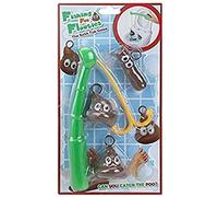 MVS WHOLESALE Fishing For Floaties, Can You Catch The Poop Floaters ? Fun Bath Tub Game., Multicoloured, 30
