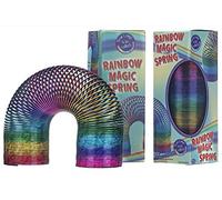 MVS Wholesale Receive 1 x Metallic Effect Walking Spring in Gift Box (15cm x 5.2cm), Makes, Stocking Filler. 80's Retro Classic.