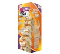 MVS WHOLESALE Travel Edition / Pocket size Tumbling Tower Game with 36 Pieces. Also Ideal as Premium Party Bag filler, Stocking Filler Or Party Game Prize, Brown, 12.5