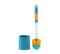 MVUYO Silicone Toilet No Dead Ends Brush Quick Drainage Cleaning Tool Cleaning Brush Bathroom(D)