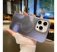 MVVKKY For iPhone13 Aurora Gradient Matte Magnetic Case Colorful Rainbow Shockproof Cover(For iPhone13/Black DK)