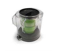 MVVZYWLY Replacement Trash Can - Power Floor Bin - Compatible With Gtech MULTI 2 (ATF006), POWER FLOOR 1 (ATF024), POWER FLOOR 2 (ATF038)(Clear with Filter)