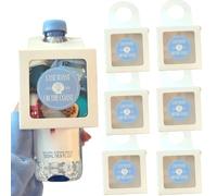 Mvyc Bachelorette Party Hangover Kit Boxes with Water Bottle Hanger, Empty White Gift Favor Boxes with Window and Stickers for Beach Wedding, Coastal Bach Party Decorations (24PCS)