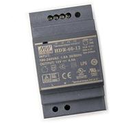 MW Mean Well - HDR-60W-12/15/24/48/5V Plastic Enclosure Class II Step Form Ultra Thin AC-DC DIN Rail Shape Passage Single Output Power Source (HDR-60-12)