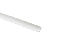 MW Profiles 2.44M (8ft) Length Elegant PVC Scotia Trim - Versatile Moulding for Edging & Décor - Black & White, PVC Scotia Trim, Black/White, 12.5mm/25mm/50mm TMW Profiles