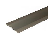 MW Profiles Aluminium Threshold Strip 100mm x 930mm - Silver - Self-Adhesive Grooved Wide Profile, 0.93m Length DT 100K (Champagne)