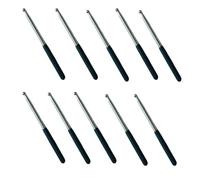 MWAHJU 10pcs Belly Dance Accessories Wings Sticks Isis Stanless Steel Telescopic Rods For Dancing