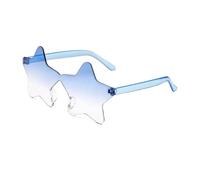 MWAHJU 20pcs Borderless Five-Pointed Star Sunglasses Candy Color Sun Glasses Outdoor Hip-hop Eyewear For Party(Color 5)