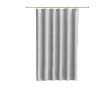 MWAHJU Two Layer Shower Decor Curtain Set Waterproof Fabric Warm For Bathroom For Bathroom(Grey,Width120 Height180CM)
