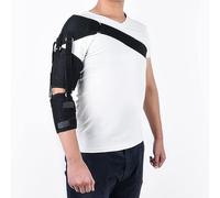 MWAYOYTE Shoulder Belt Brace Support Arm Sling, Shoulder Stabilizer Orthosis Arm Brace, Adjustable Left Right Single Pads for Stroke Hemiplegia Subluxation Recovery.