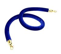 MWAYOYTE Velvet Barrier Rope,Rope Queue Barrier Belt, Velvet Rope for Decor, Durable Stanchion Rope Blue Red Grey Crowd Control Cords Queue Lines with Hooks for Party Event Entryway