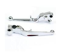 MWBDJFOD Chrome Motorcycle Aluminum Pump Handle Lever Brake Clutch for Ha&rley Dyna Sportster XL883 Xl1200 Softail Touring FLHR 1996-2010 Handlebar Clutchs Brakes Levers