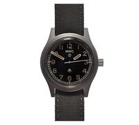 MWC 1940/60s Automatic Black Steel Military Fabric Men's Watch