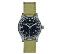 MWC 1940s/50s Dirty Dozen Automatic Steel Black Military Fabric Men's Watch