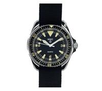 MWC 1985 Pattern Quartz Steel Date Display Black Sapphire Ceramic Men's Watch